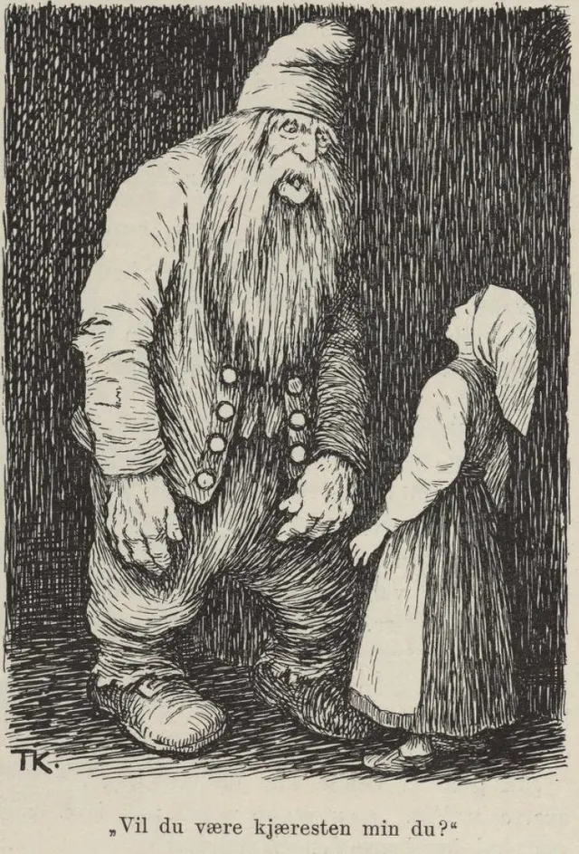 The Old Dame and her Hen