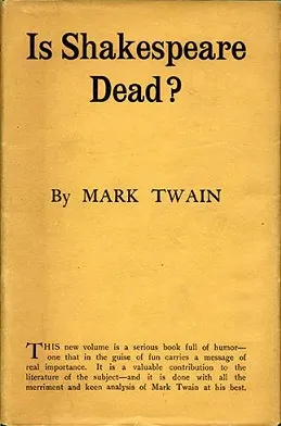 Is Shakespeare Dead?
