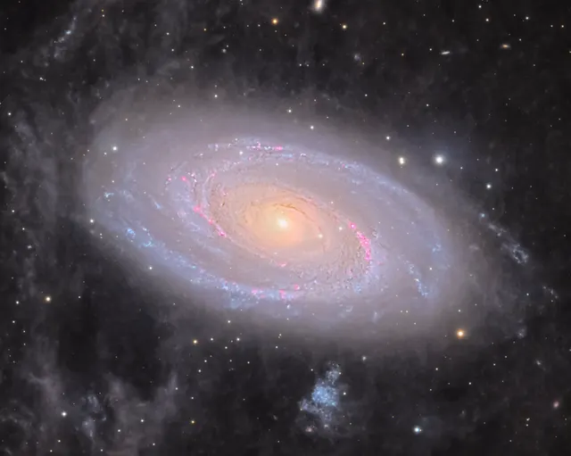 Galaxie spirale de grand style