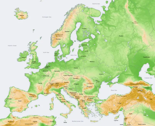 Géographie de l'Europe