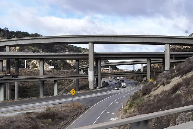 Newhall Pass interchange