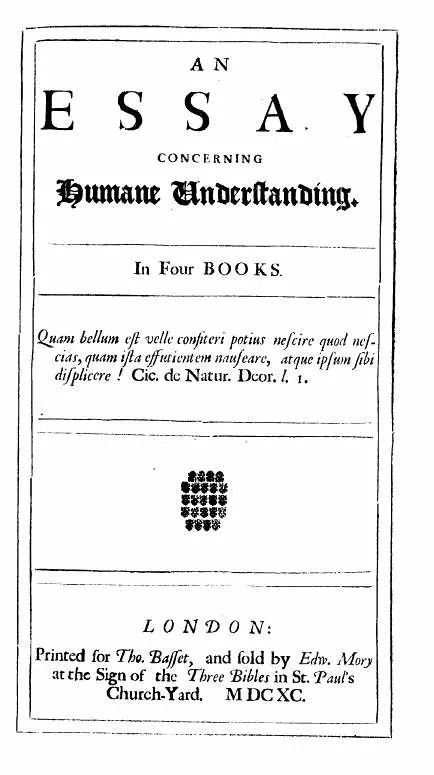 An Essay Concerning Human Understanding