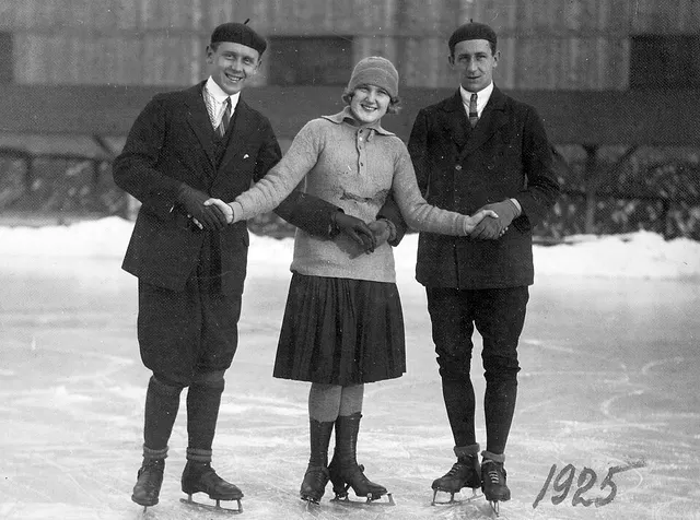 Ice skating