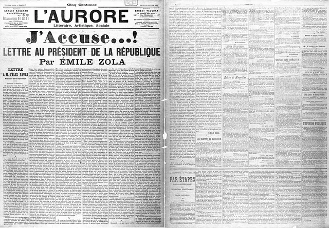 J'accuse…!