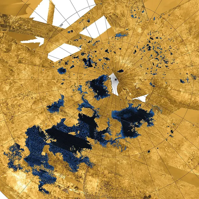 Lakes and rivers of Titan