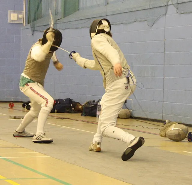 Collegiate fencing