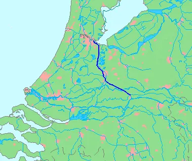 Canal d'Amsterdam au Rhin
