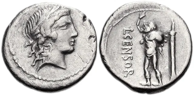 Denarius of L. Censorinus