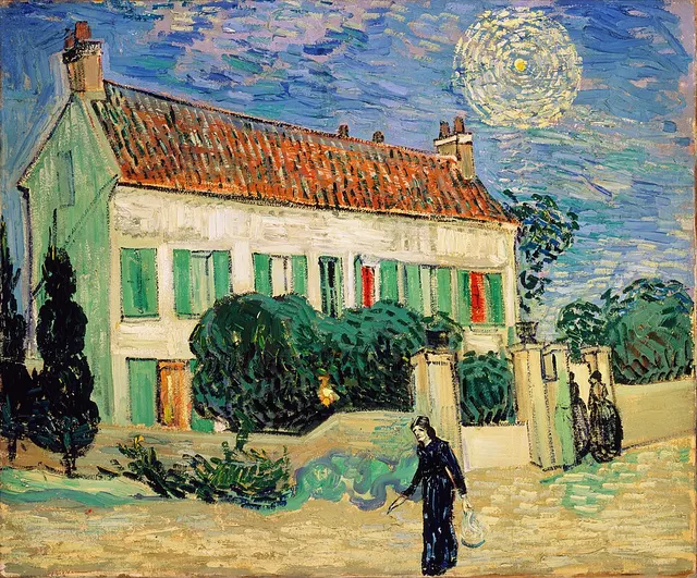 La Maison blanche, la nuit