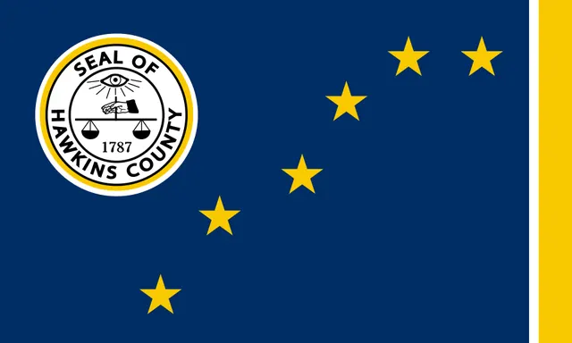 Flag of Hawkins County, Tennessee