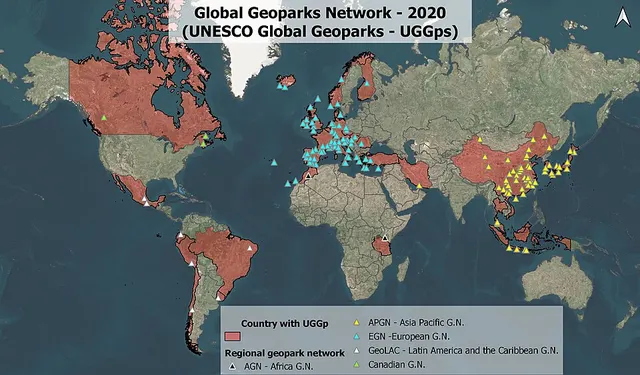 Réseau mondial des Géoparcs