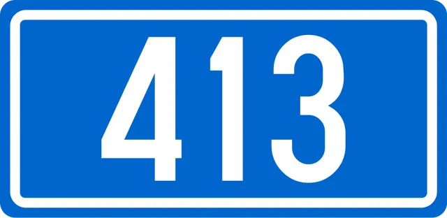 D413 road