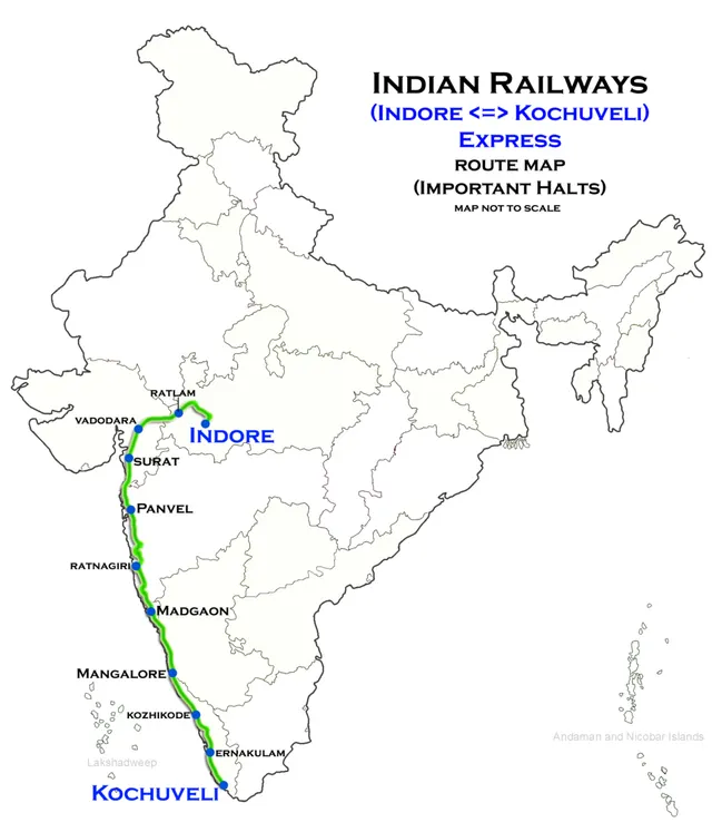 Thiruvananthapuram North–Indore Weekly Express