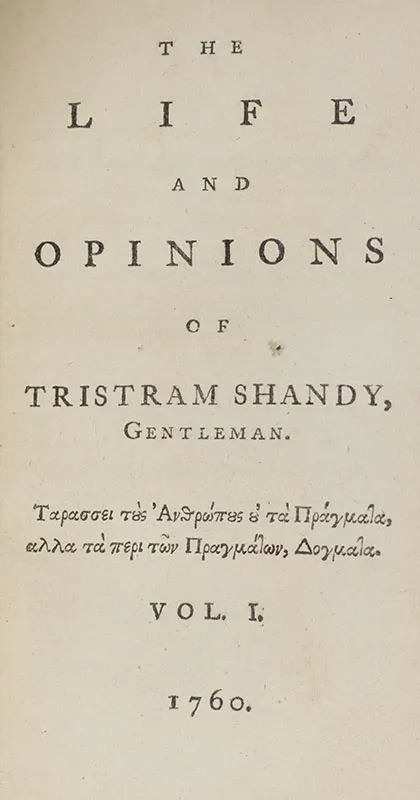 The Life and Opinions of Tristram Shandy, Gentleman