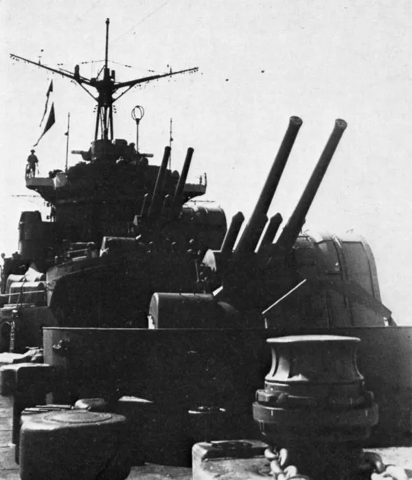 12.7 cm/40 Type 89 naval gun