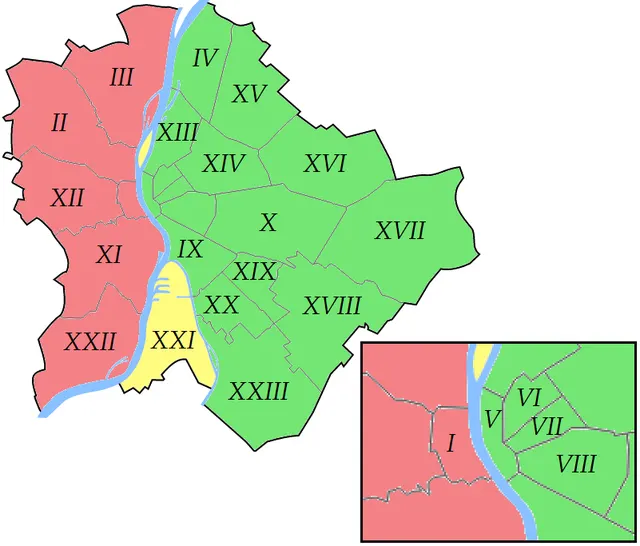 List of districts in Budapest