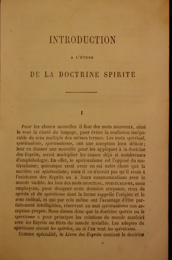 Le Livre des Esprits