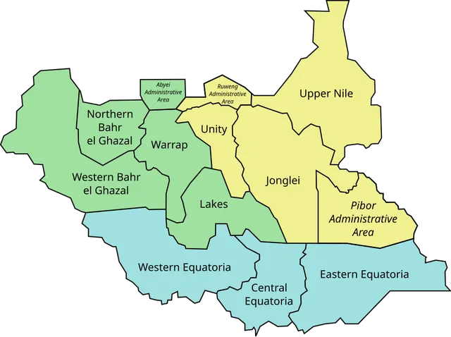 States of South Sudan