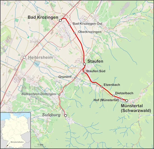 Bad Krozingen–Münstertal railway