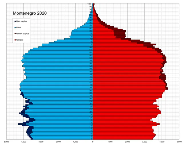 Demographics of Montenegro