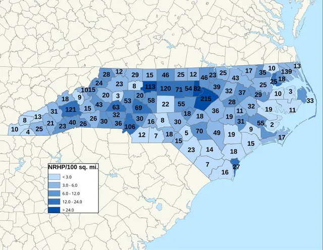 National Register of Historic Places listings in North Carolina