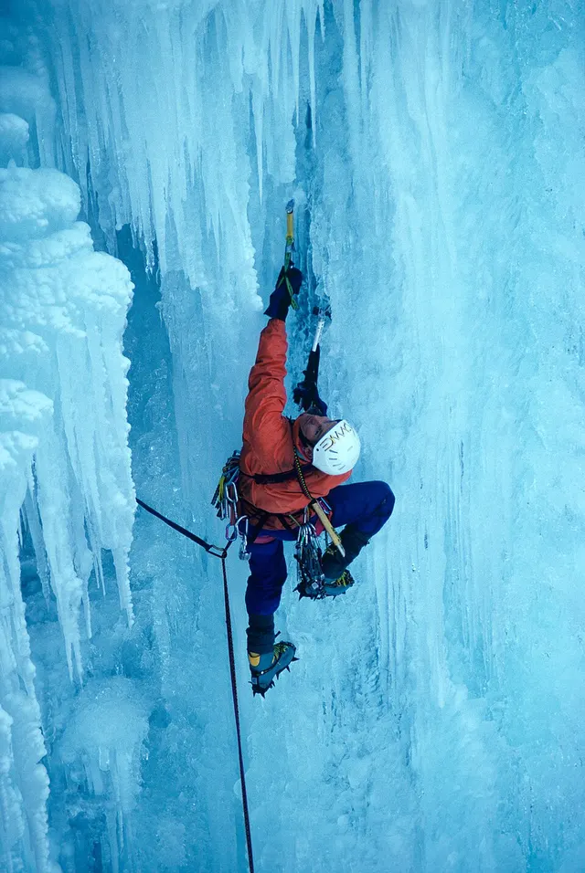 Escalade glaciaire