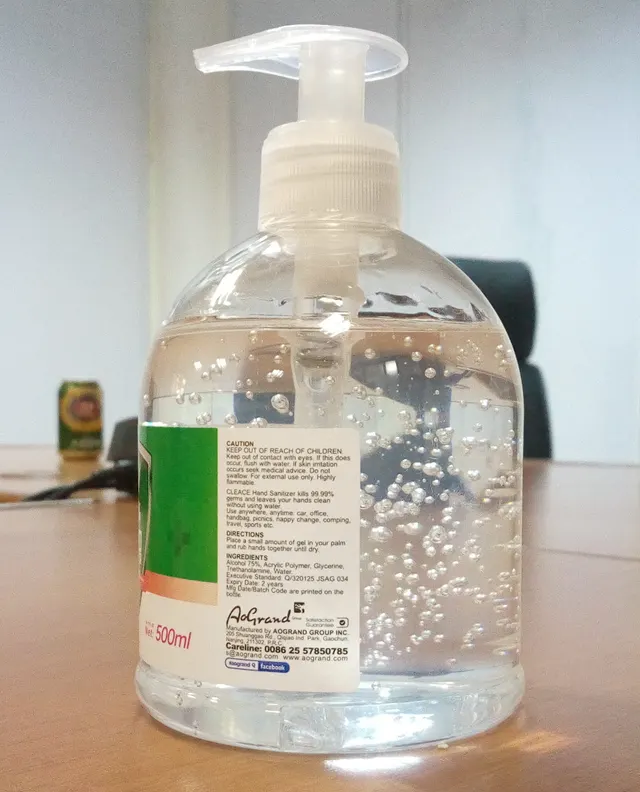 Hand sanitizer