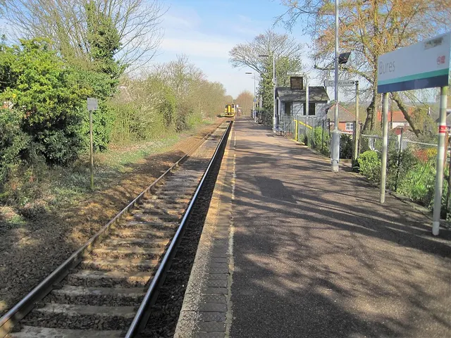 Bures railway station