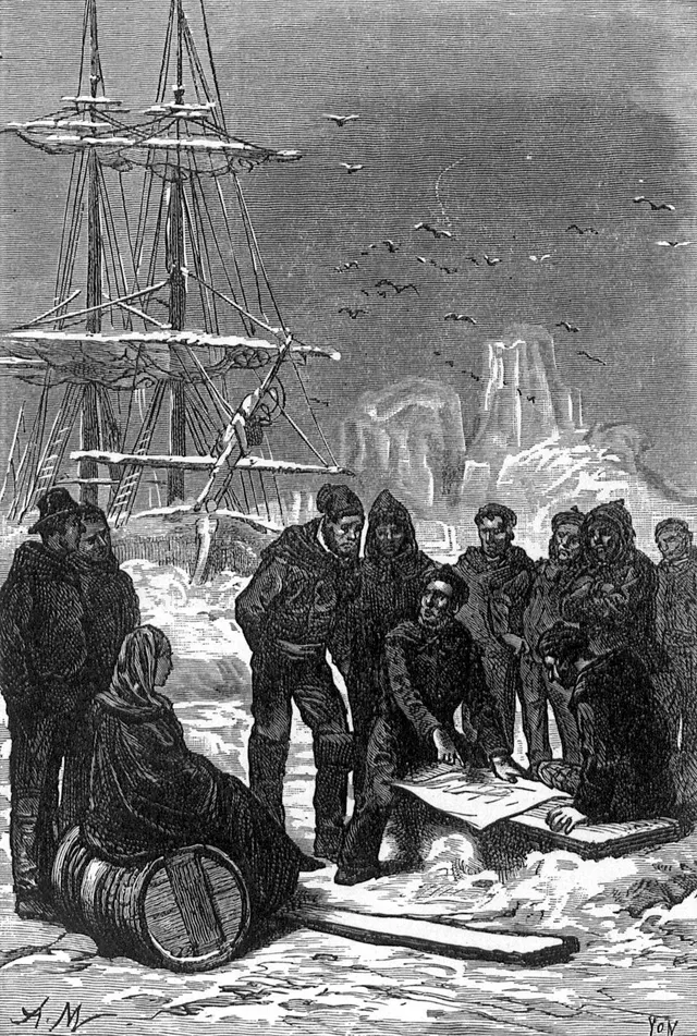 Un hivernage dans les glaces