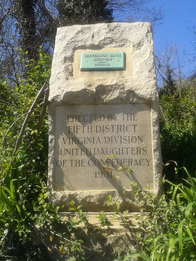 Proctor Creek, Jefferson Davis Highway Marker