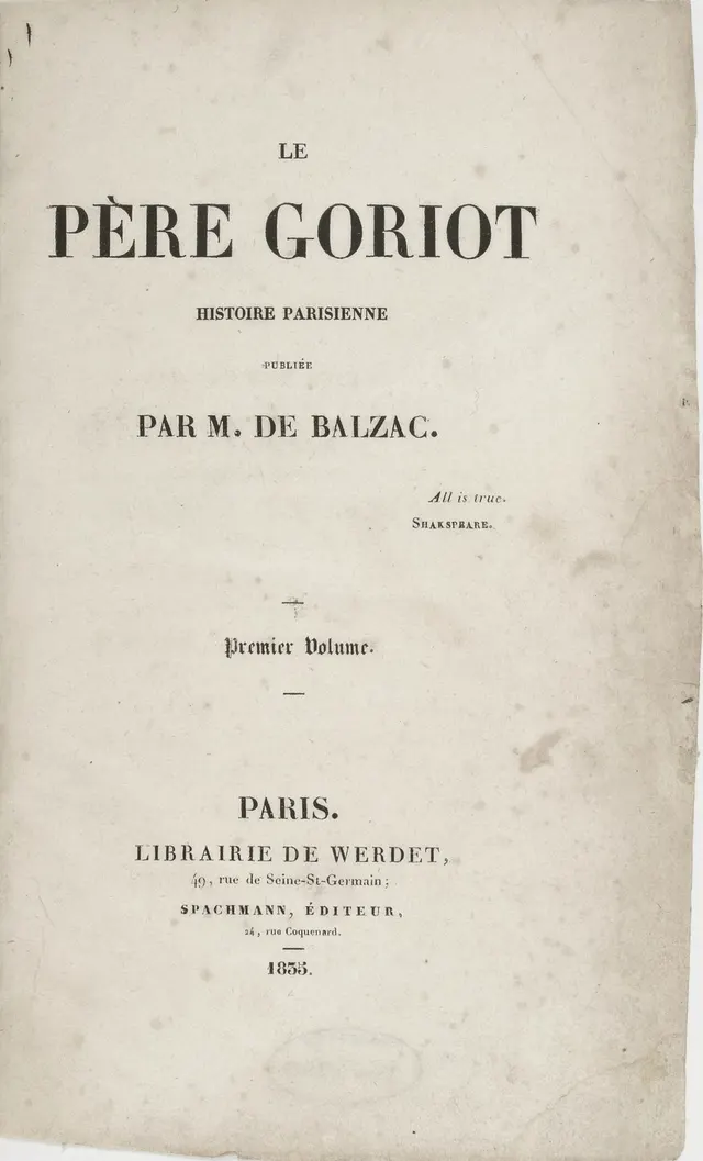 Le Père Goriot