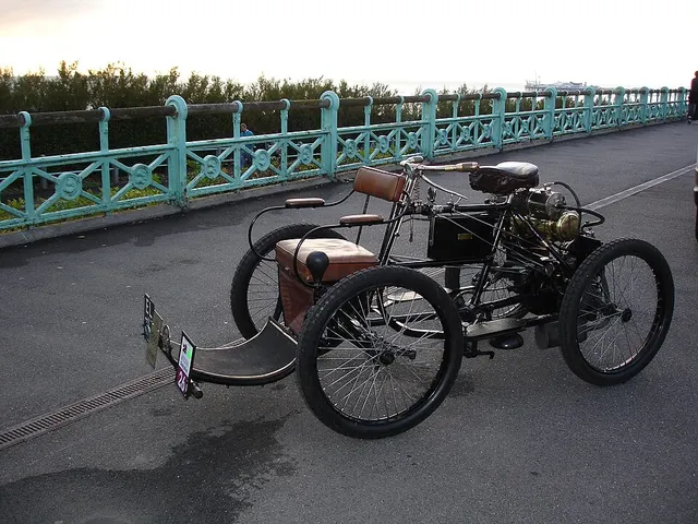 Brown quadricycle