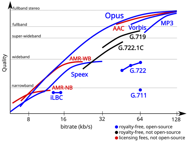 Audio coding format