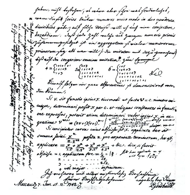 Conjecture de Goldbach