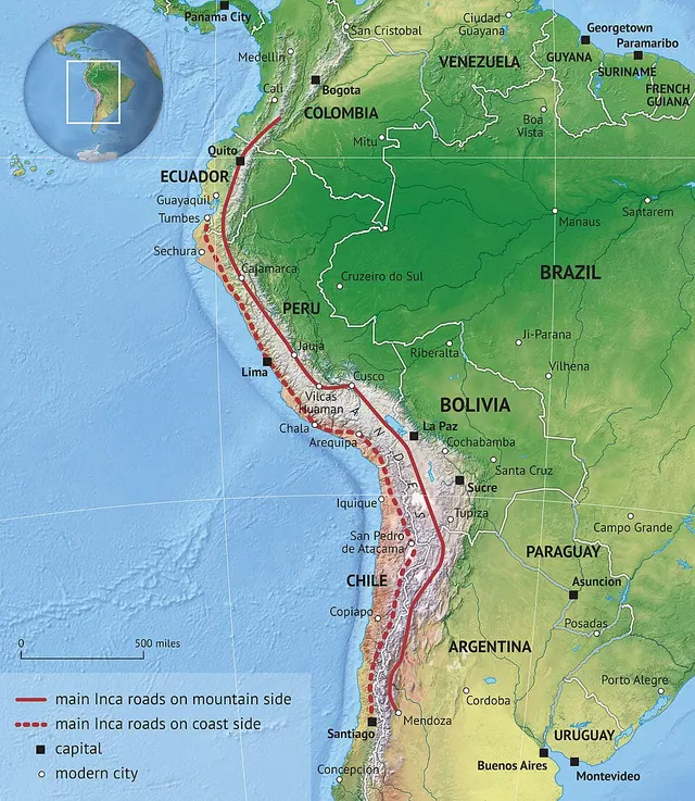 Chemins incas