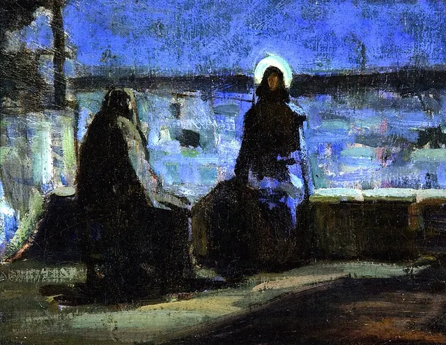 Jesus und Nikodemus