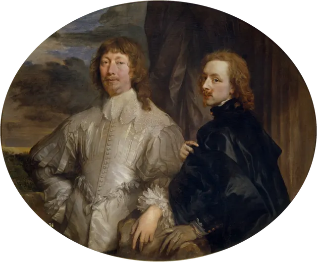 Self-portrait with Sir Endymion Porter
