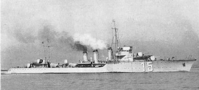 French destroyer Tornade