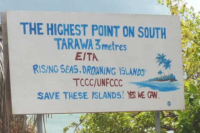 Effects of climate change on small island countries