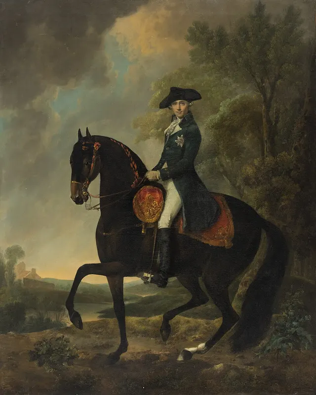 Equestrian portrait