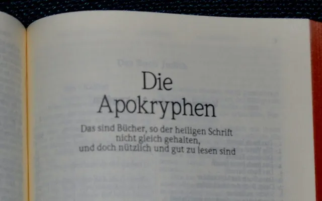 Biblical apocrypha