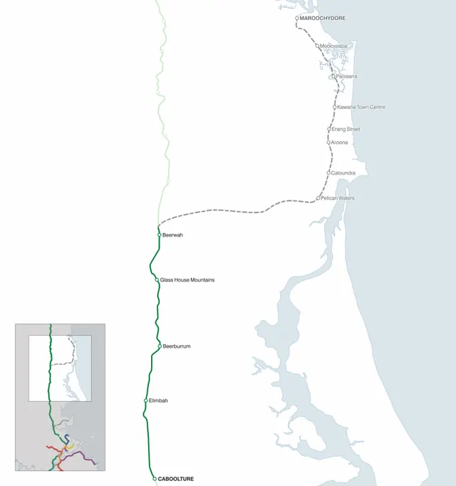 Maroochydore railway line