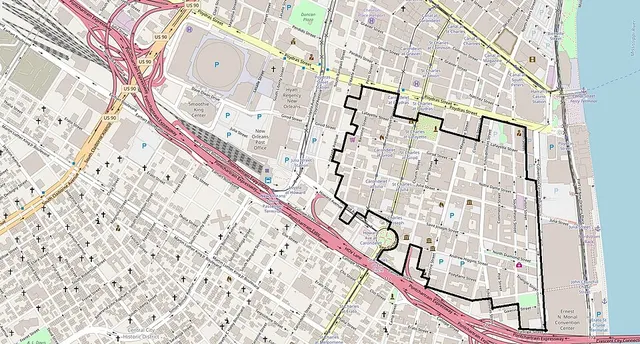 New Orleans Upper Central Business District