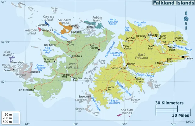 Weddell Point, Weddell Island