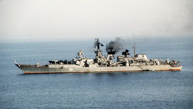 Soviet cruiser Admiral Oktyabrsky