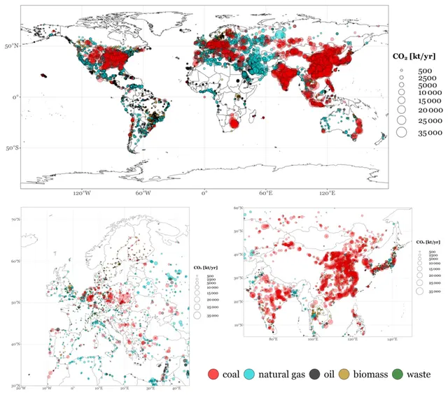 List of locations and entities by greenhouse gas emissions