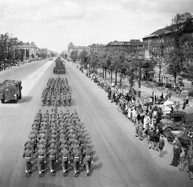 1945 British victory parade in Berlin