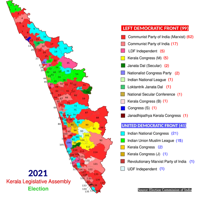 Élections législatives de 2021 au Kerala
