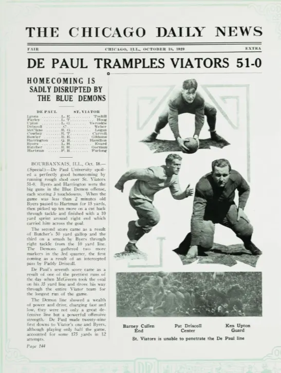 1929 DePaul Blue Demons football team