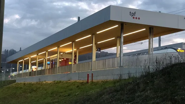 Münchenwiler-Courgevaux railway station